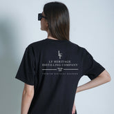 LF Heritage Black Unisex T-Shirt – Classic Text Logo Edition